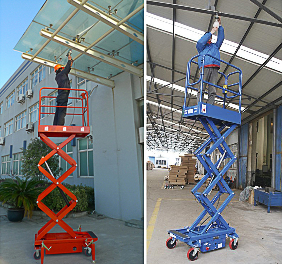 SJY manual scissor aerial platform